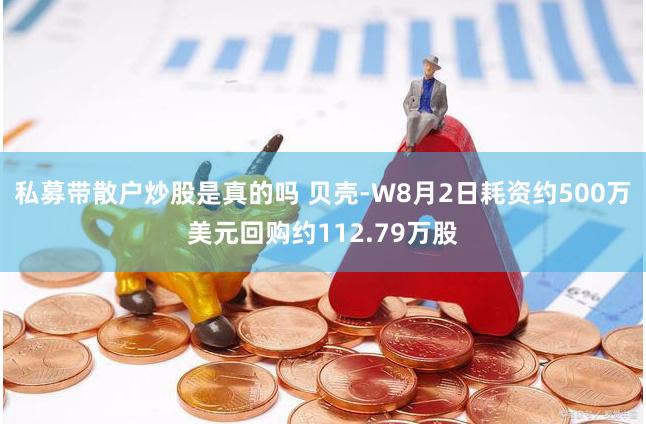 私募带散户炒股是真的吗 贝壳-W8月2日耗资约500万美元回购约112.79万股