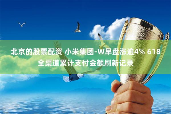 北京的股票配资 小米集团-W早盘涨逾4% 618全渠道累计支付金额刷新记录