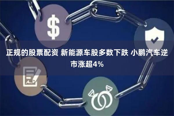 正规的股票配资 新能源车股多数下跌 小鹏汽车逆市涨超4%