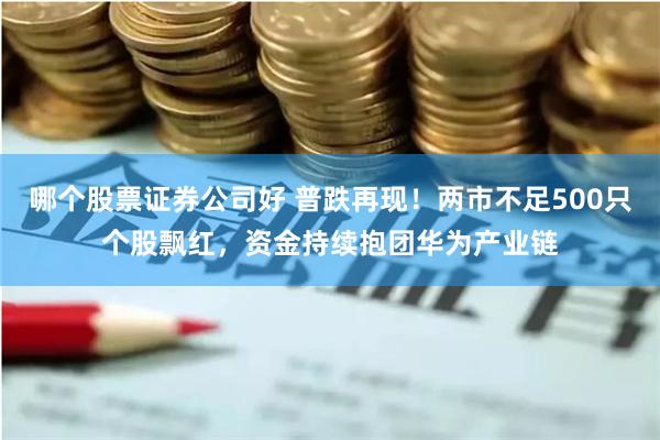 哪个股票证券公司好 普跌再现！两市不足500只个股飘红，资金持续抱团华为产业链